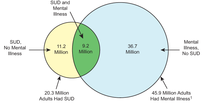 Connection between mental health and substance use disorder